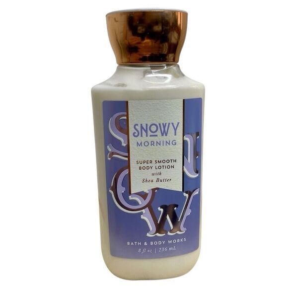 Bath & Body Works Other - NEW Bath and Body Works SNOWY MORNING Body Lotion Shea Butter 8 oz Moisturizer